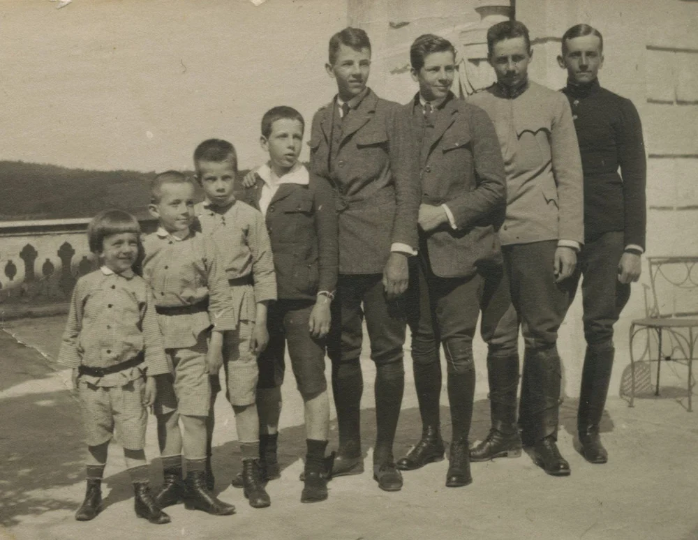 Czartoryski brothers in Frain, 1915