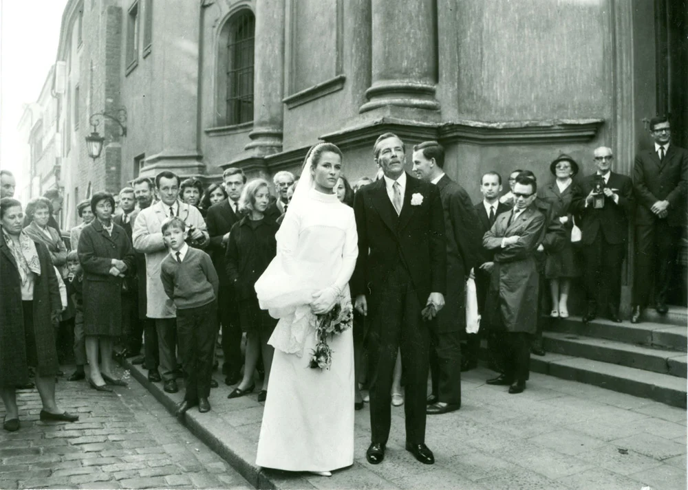 Adam and Jadwiga Czartoryski with their granddaughter Barbara Caillot in the Tatra mountains, August 1975